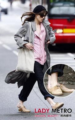 明星穿布洛克,明星们的时尚演绎